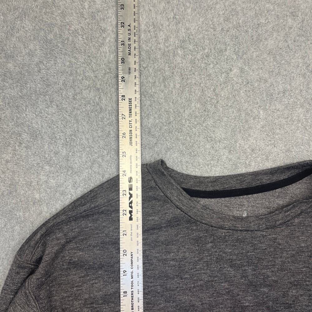 cuddl duds t-shirt gray crew neck long sleeve womens small - Picture 5 of 7